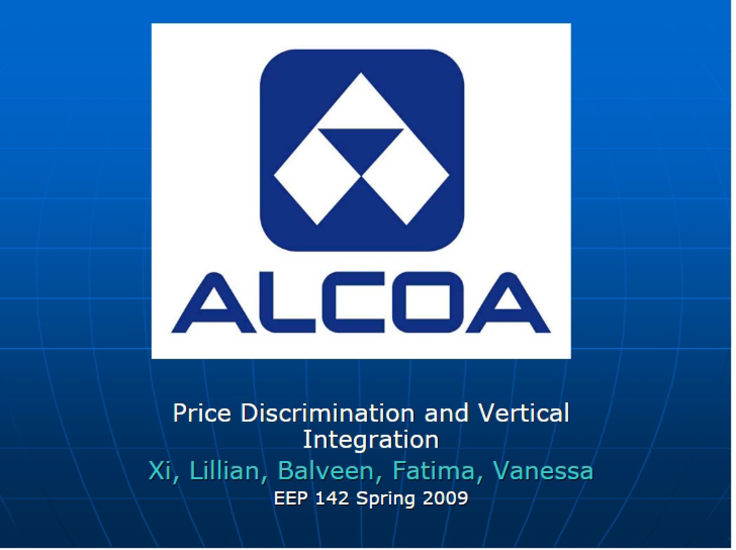 Vertical Integration and Discriminating Price