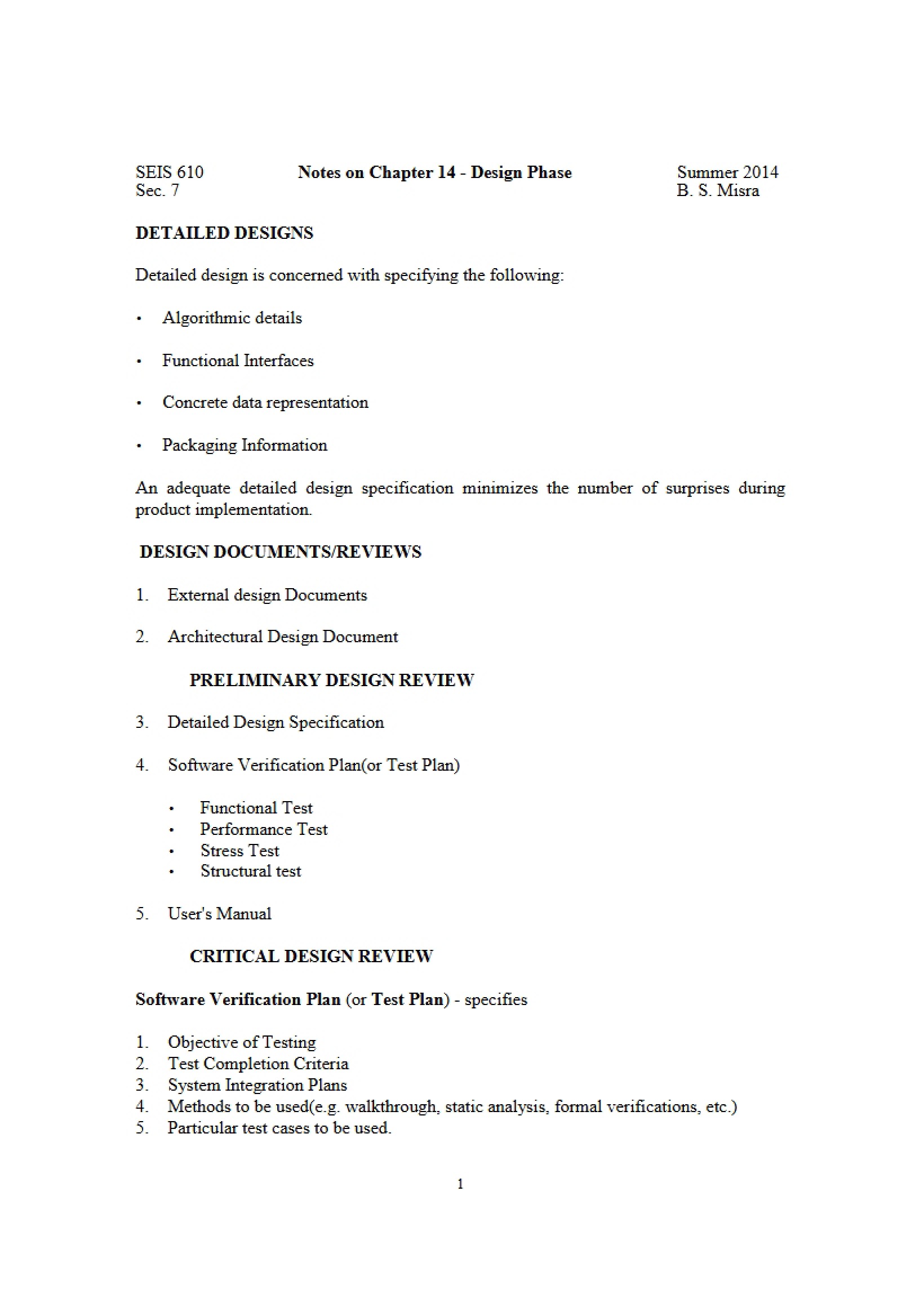 Notes Chapter 14B