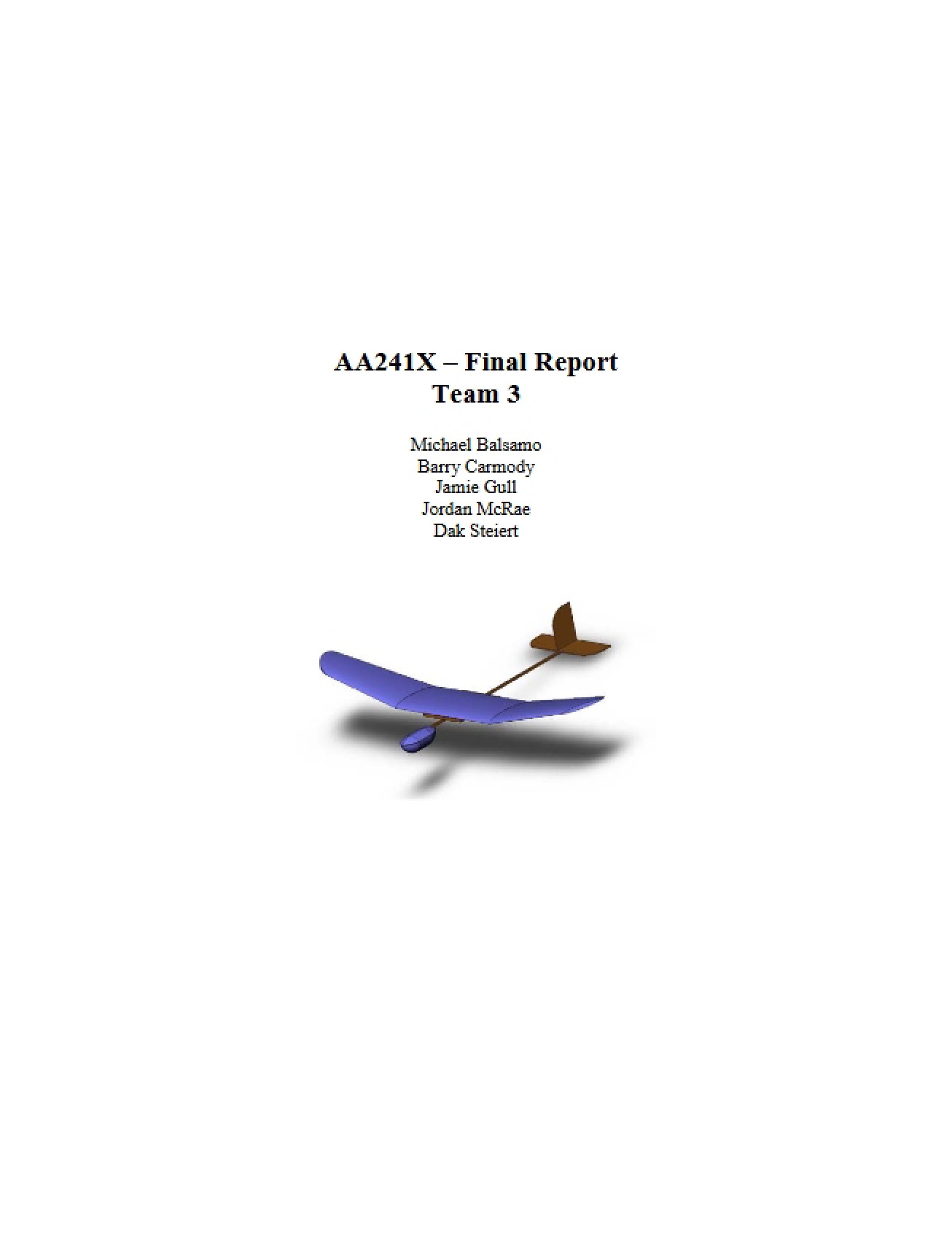 Autonomous Aircraft Design, Construction, & Testing Lecture Notes