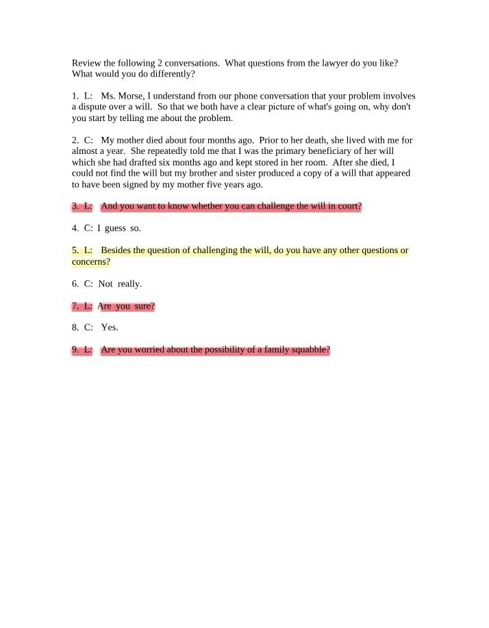 Introduction to Law - Exercise 4