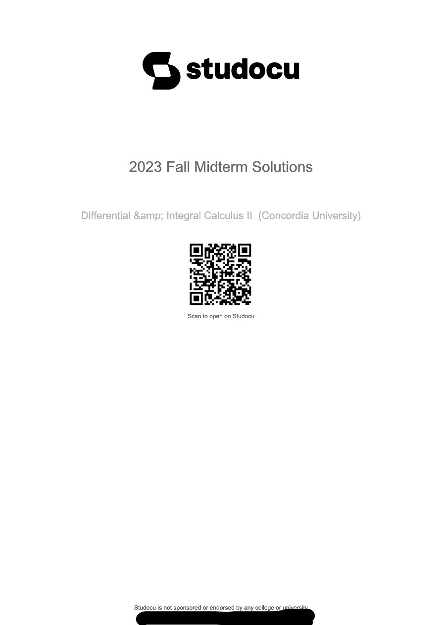 MATH205 Fall 2023 Midterm with Solutions