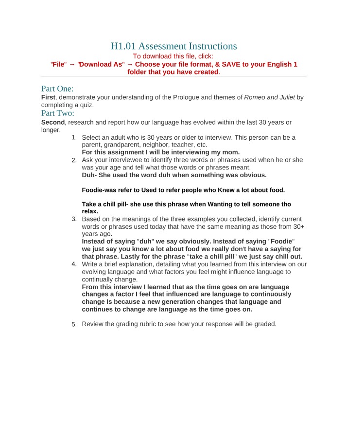 Assessment on Language Evolution and the Prologue