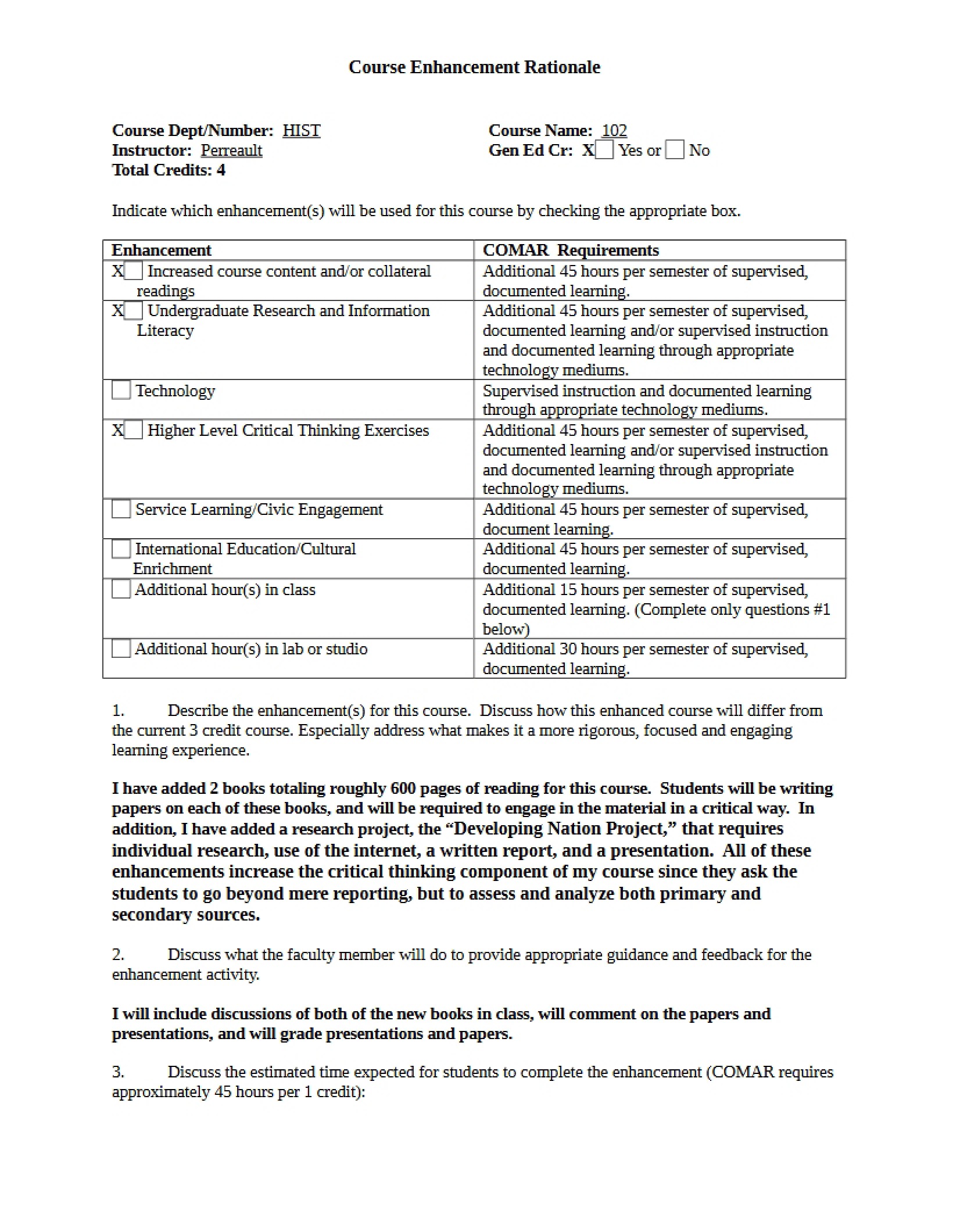 World Civilizations Syllabus