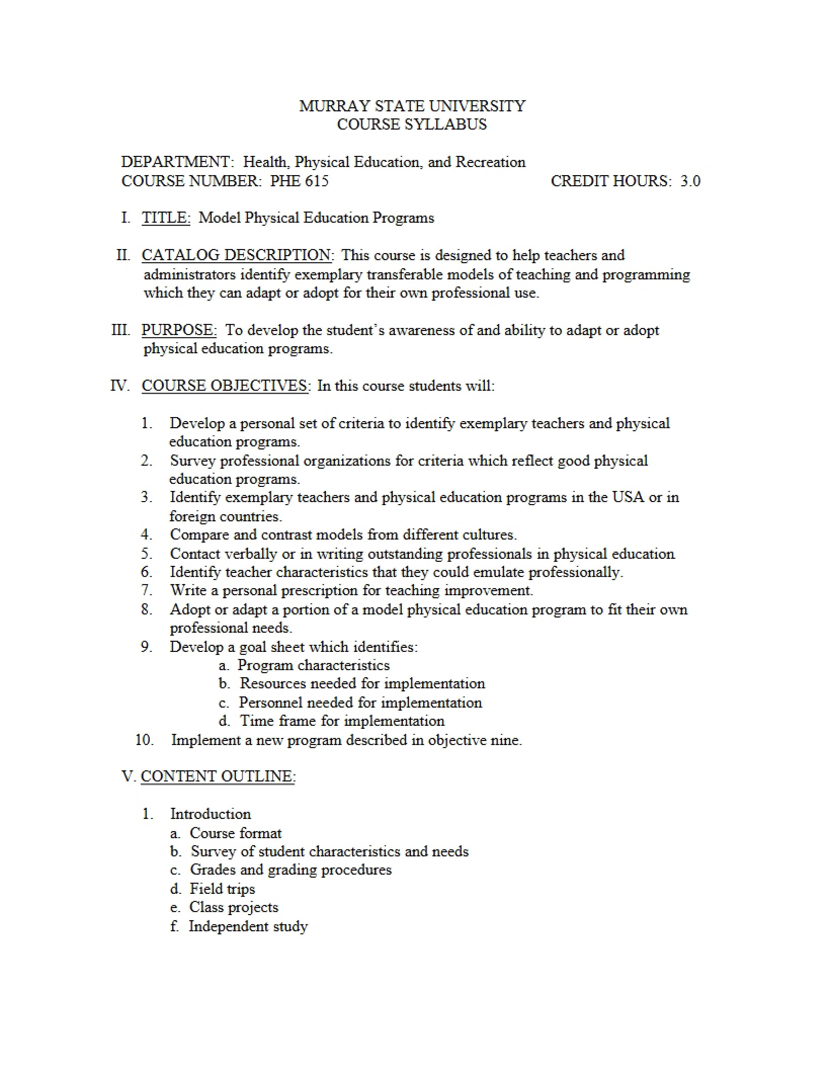 Syllabus