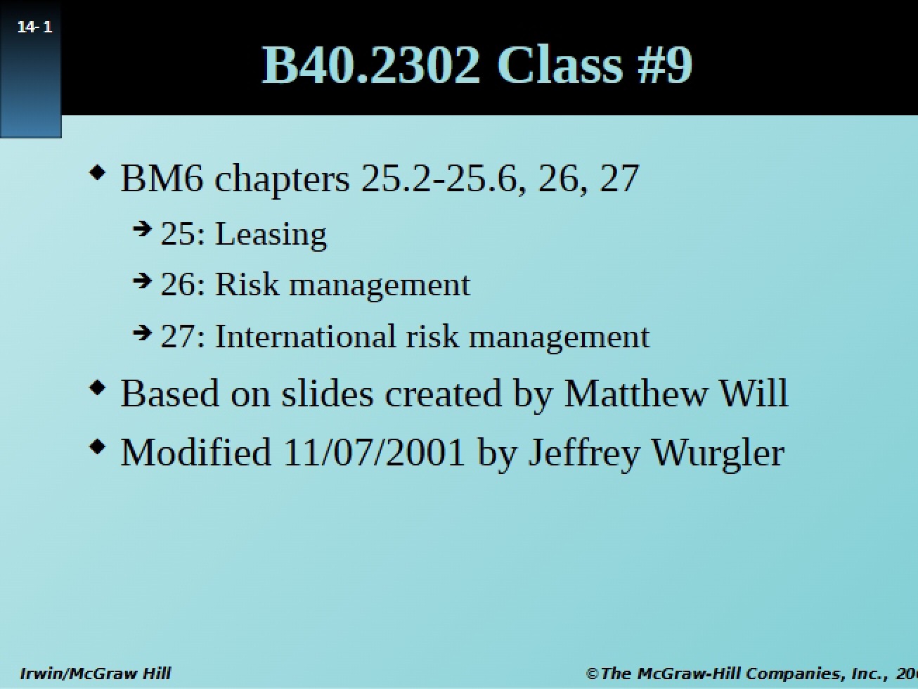 Leasing Overview
