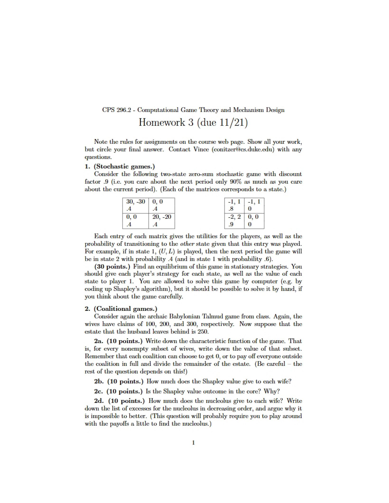 Third Homework Assignment