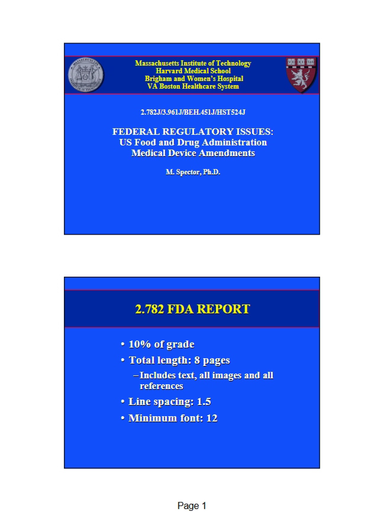 Issues in Federal Regulation