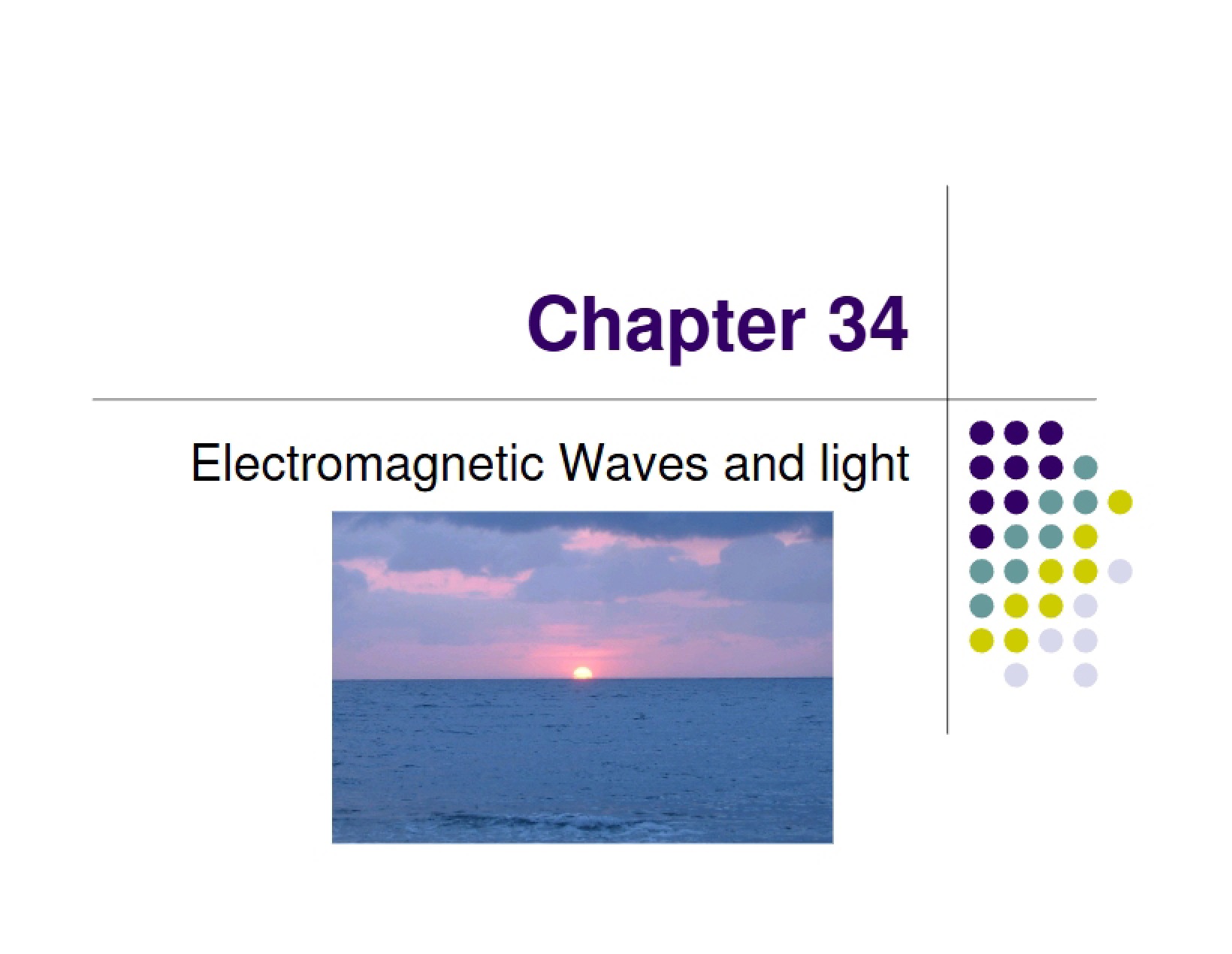 Light and Electromagnetic Waves