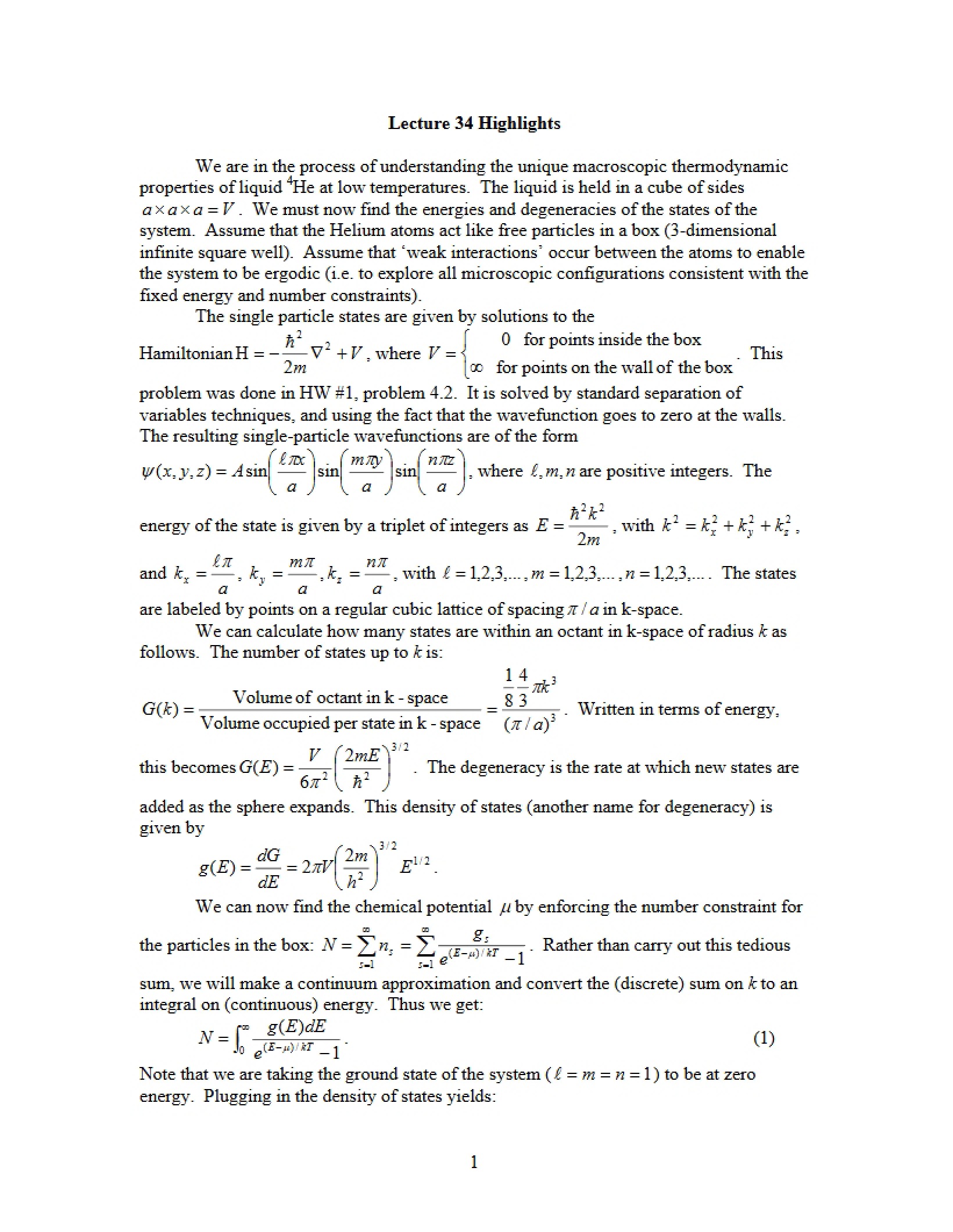Lecture 34 Key Highlights