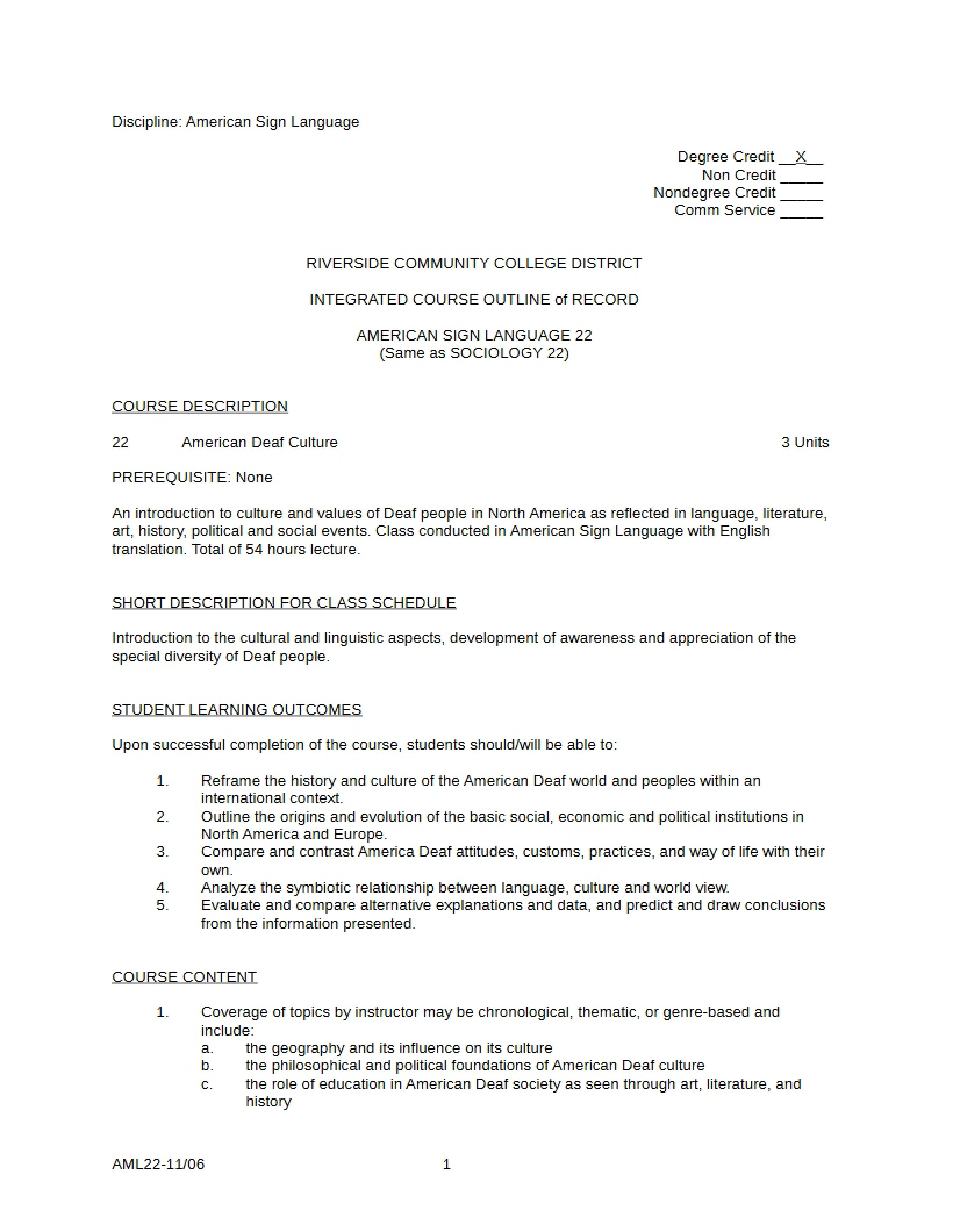 Deaf Culture Study Notes