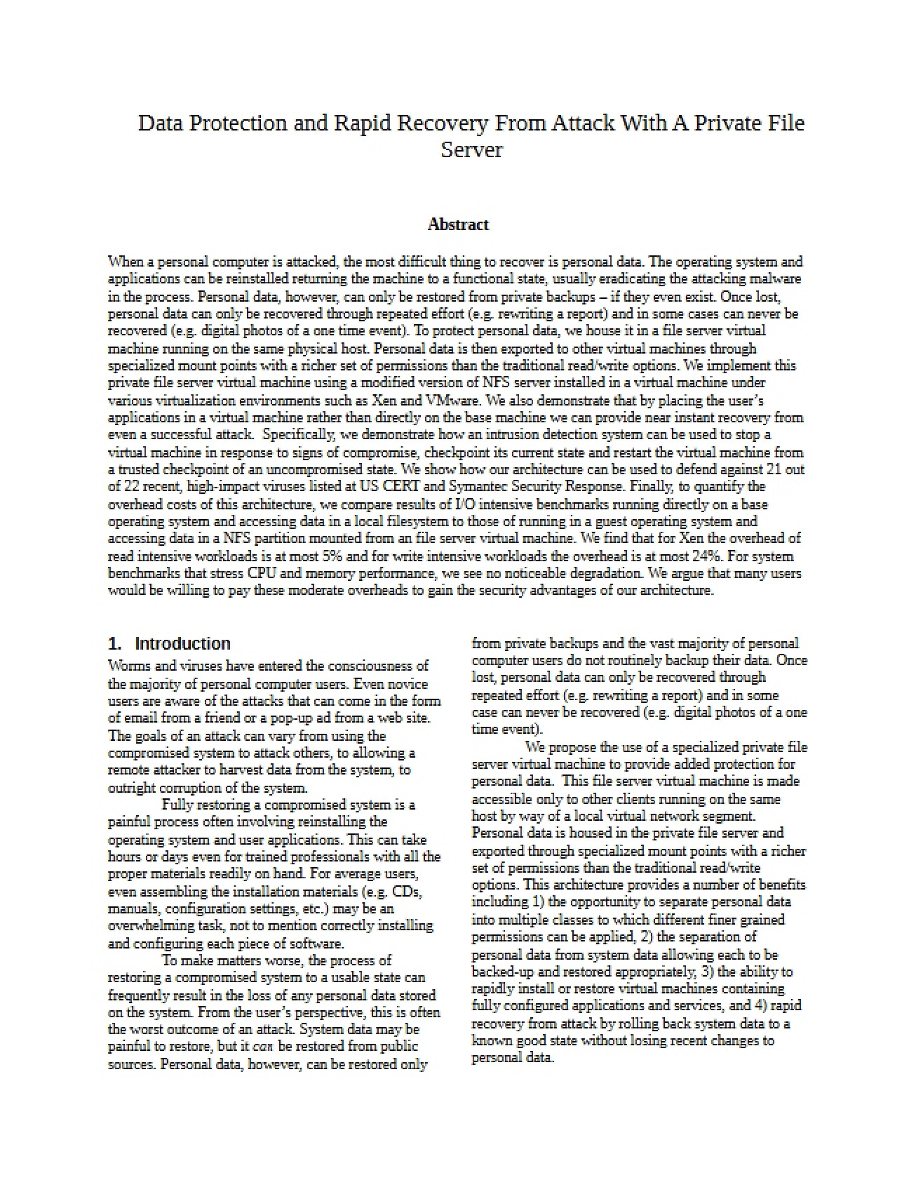 Part 4 Private File Attack Recovery and Data Protection