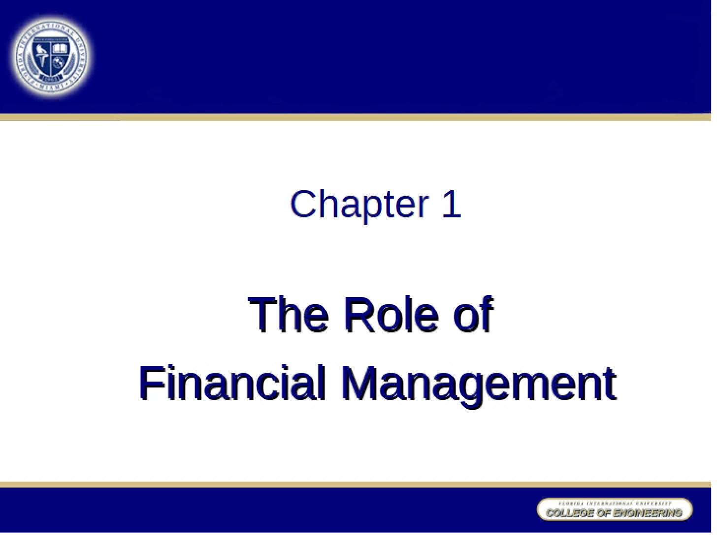 Financial Management Role (Ch 1)