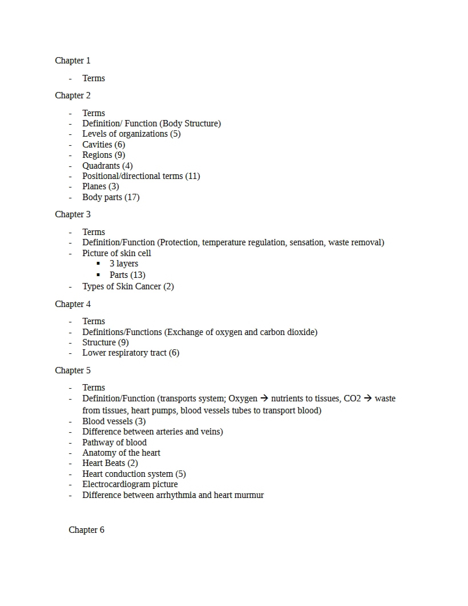 Hphys Final Review
