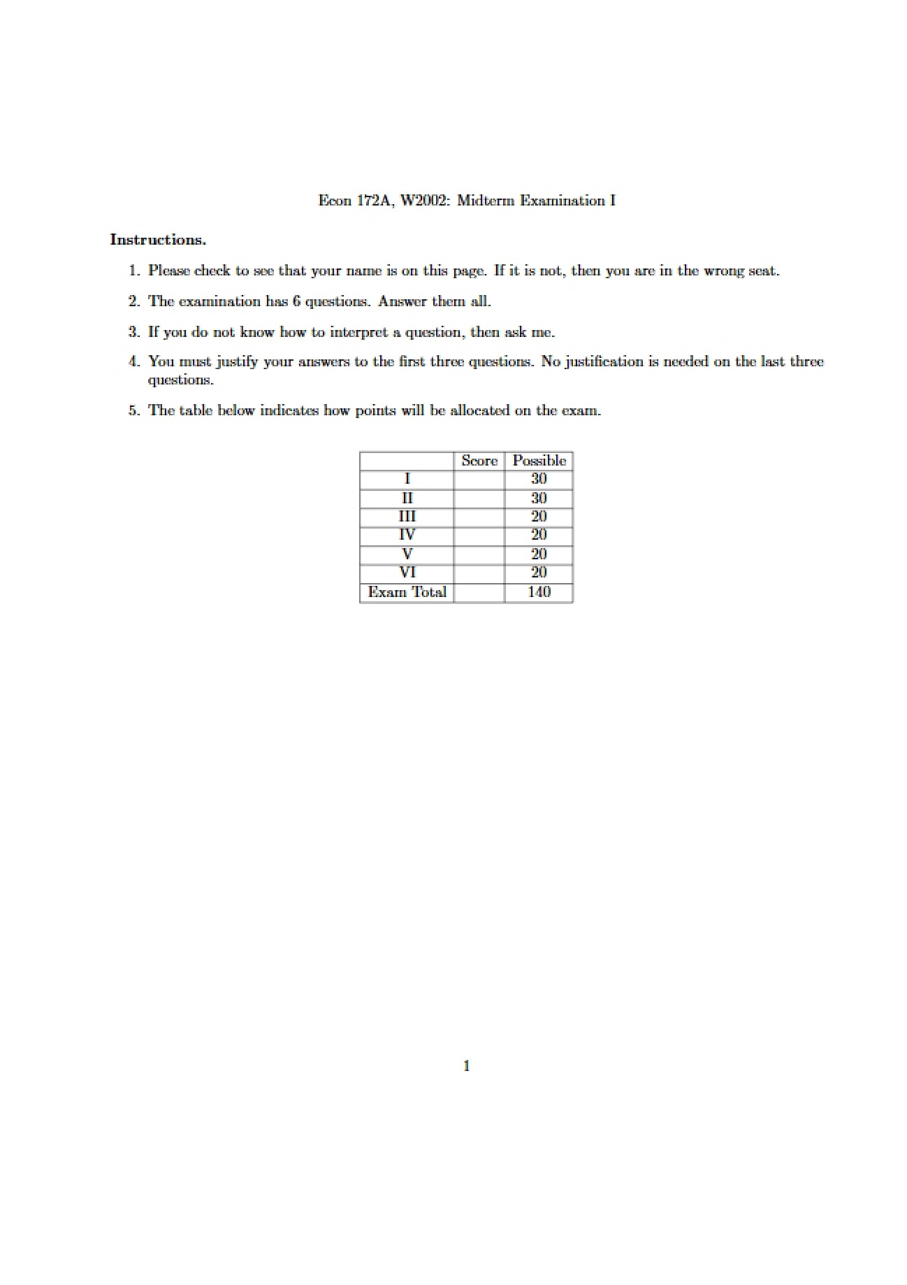 Operations Research Initial Midterm