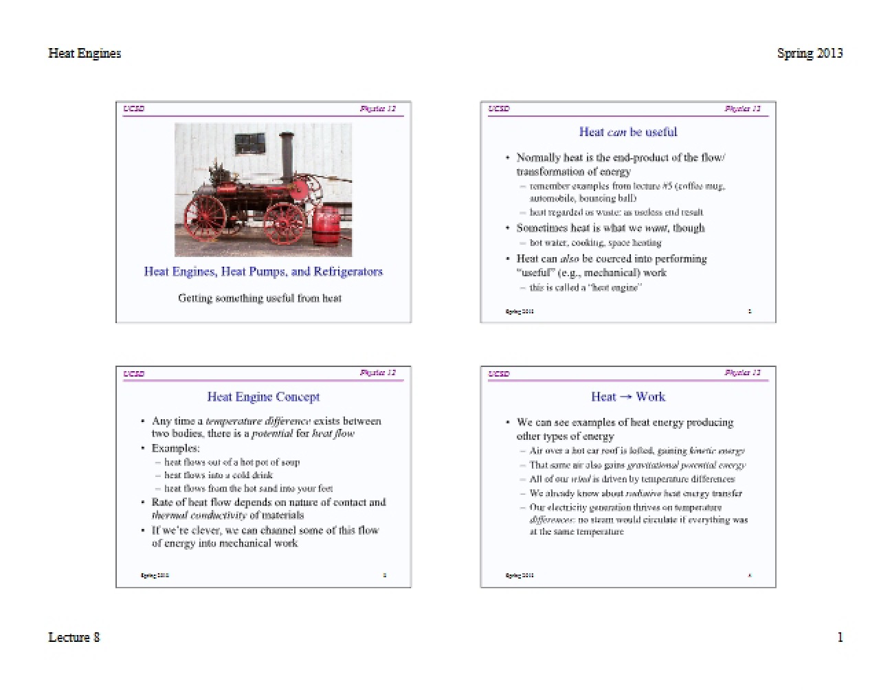 Thermodynamic Heat Engine Analysis