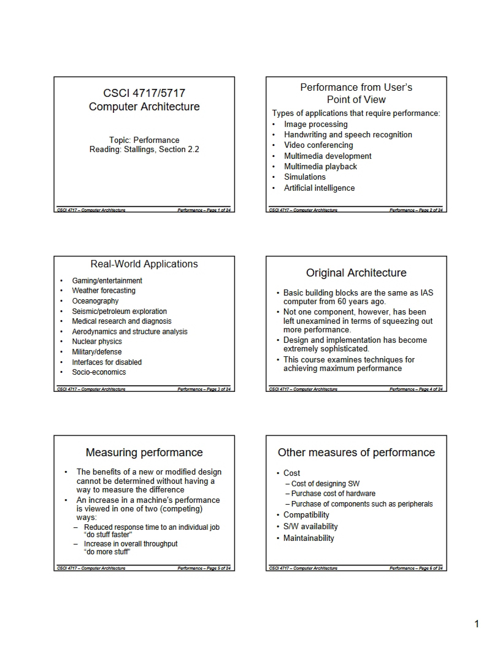Performance Topics