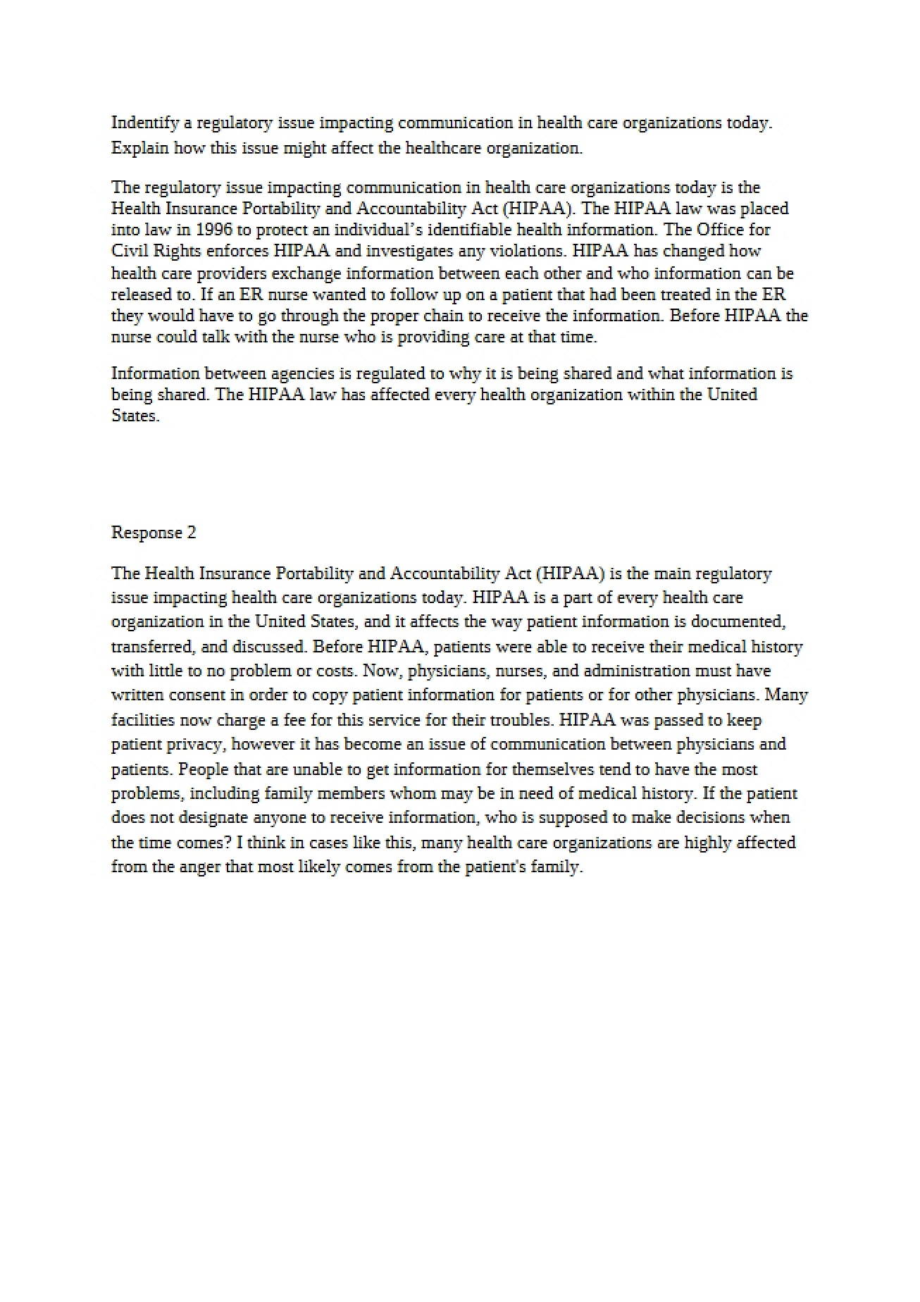 Reflection Essay