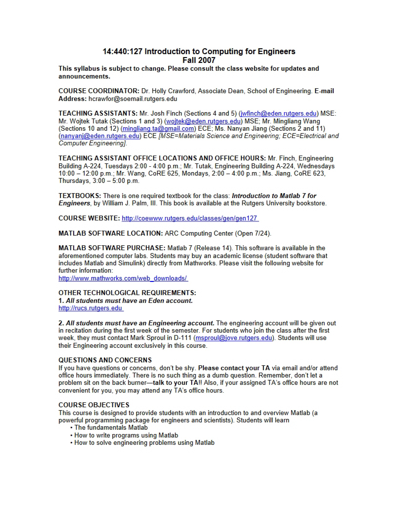 Engineering Computing