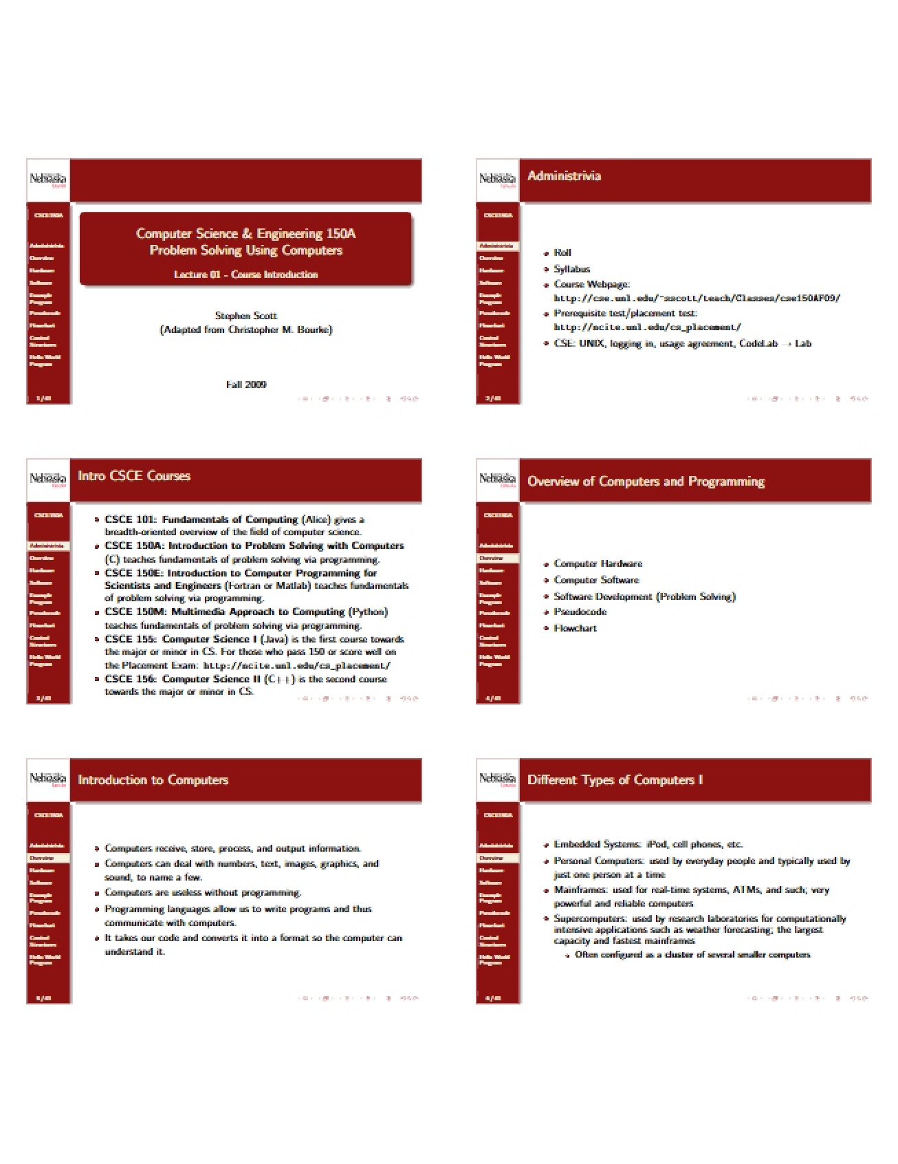 Course Introduction Lecture 1