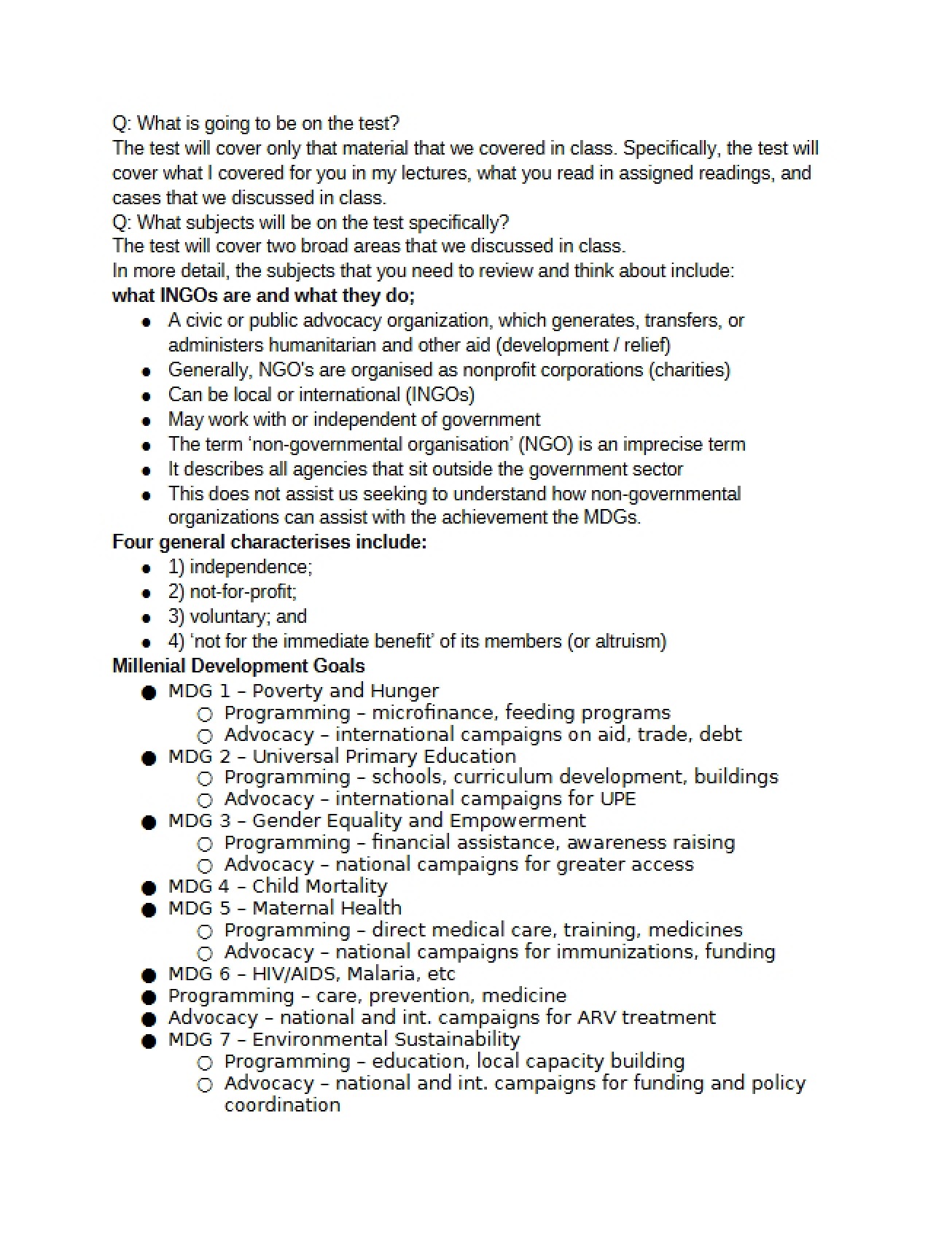 NGO Study Guide