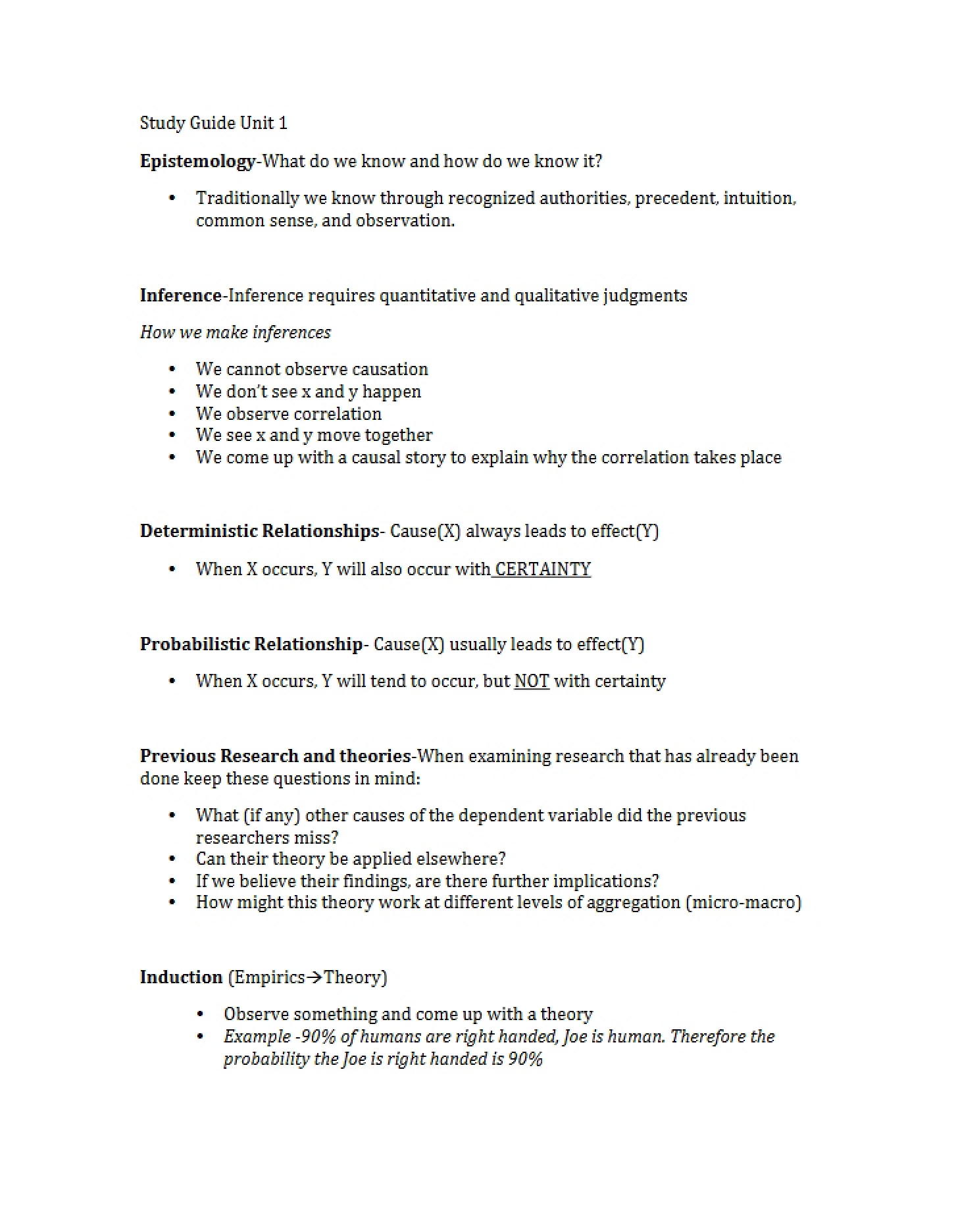 Unit 1 Guide