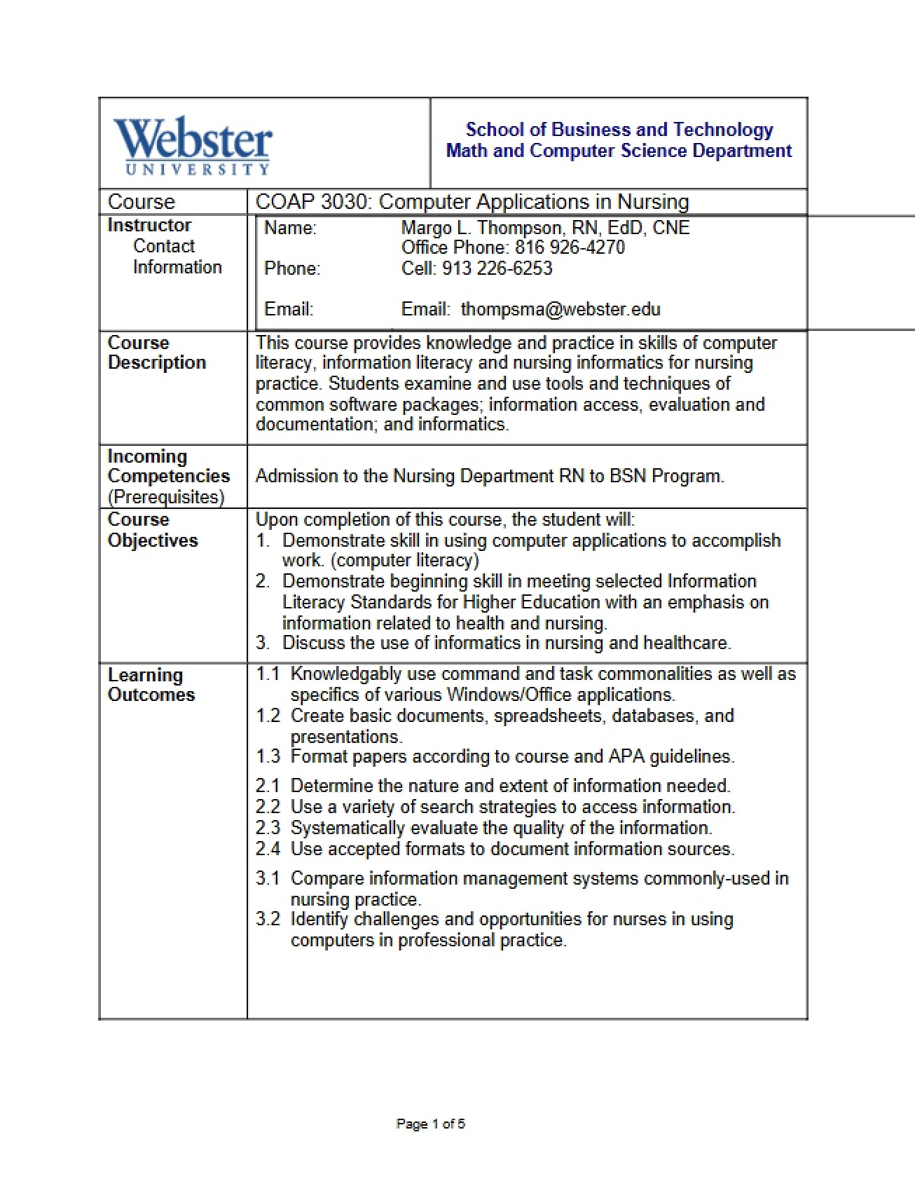 Thompson Computer Applications
