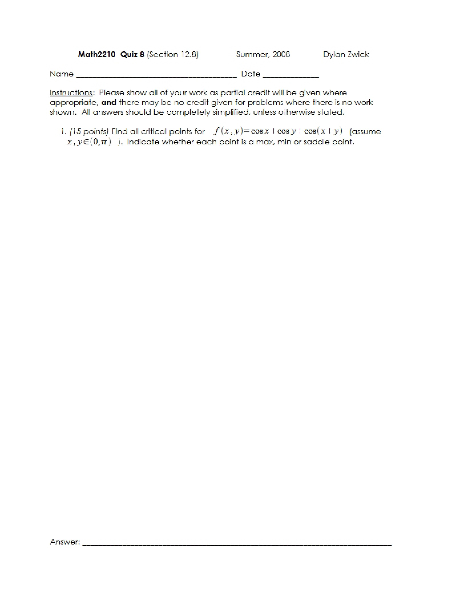 General Quiz