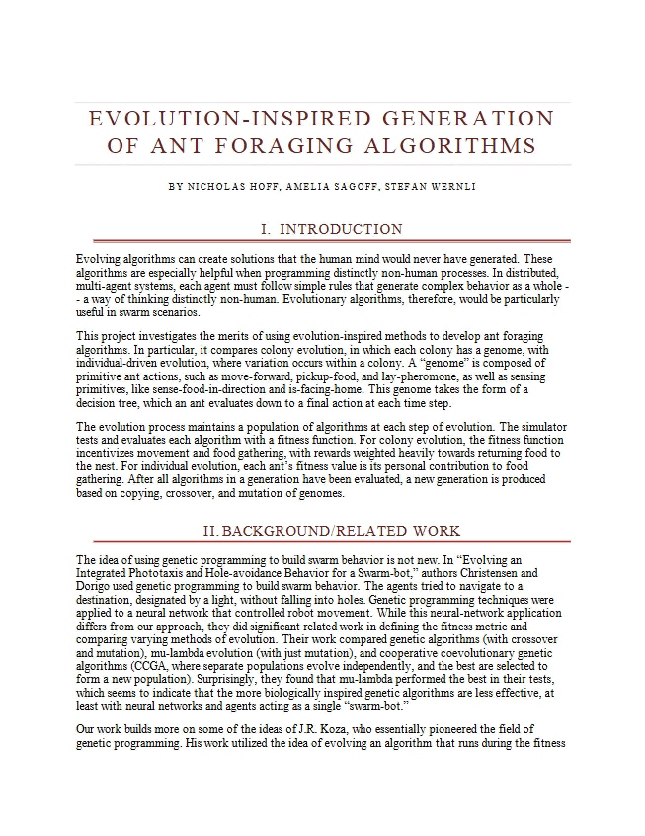 Evolution-Inspired Generation of Systems