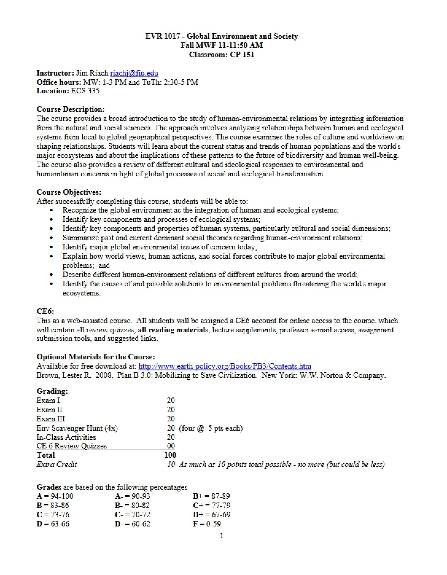 General Syllabus