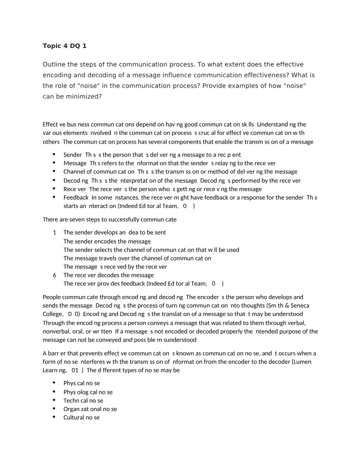 Topic 4 - Discussion Question 1