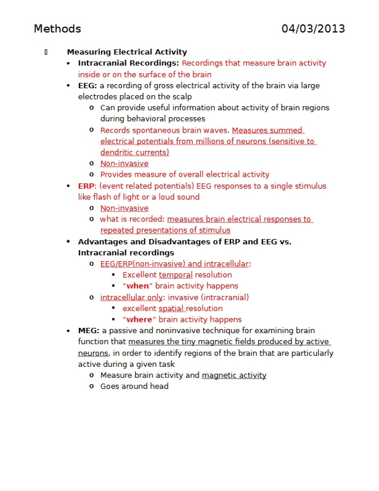 Study Guide for Second Exam