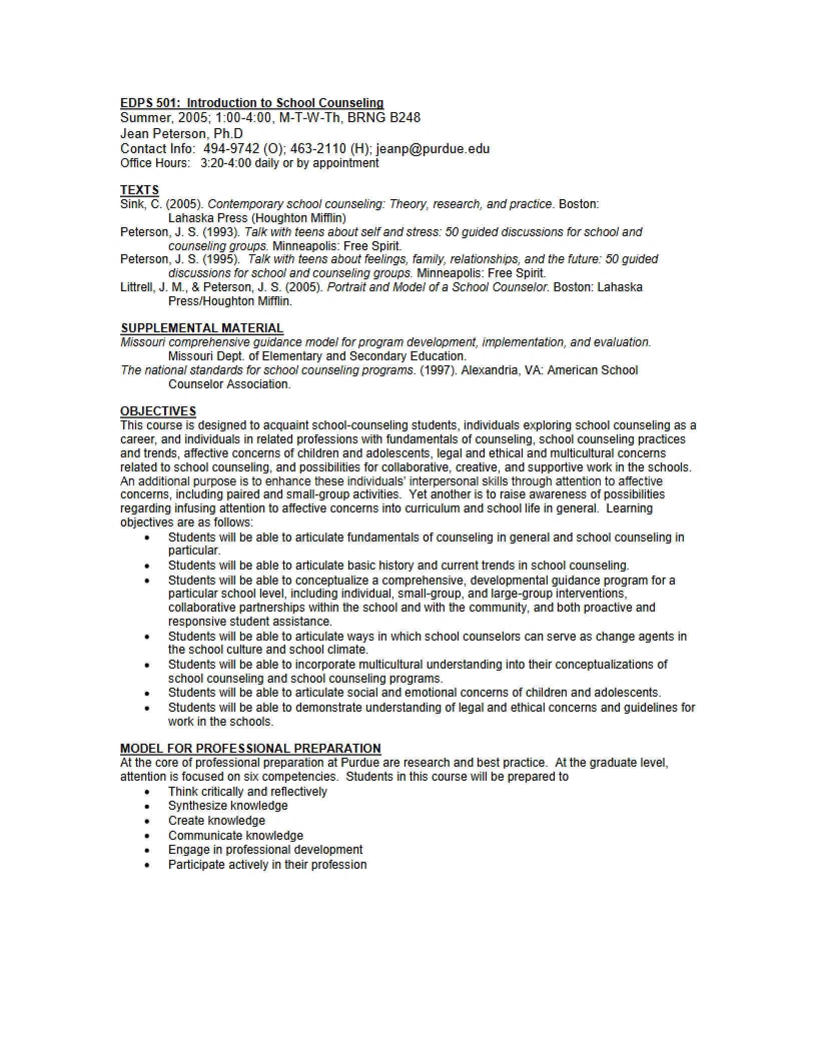 Syllabus