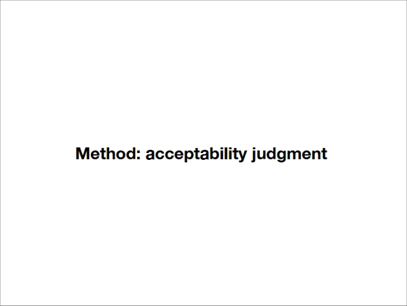 Methodology Lecture
