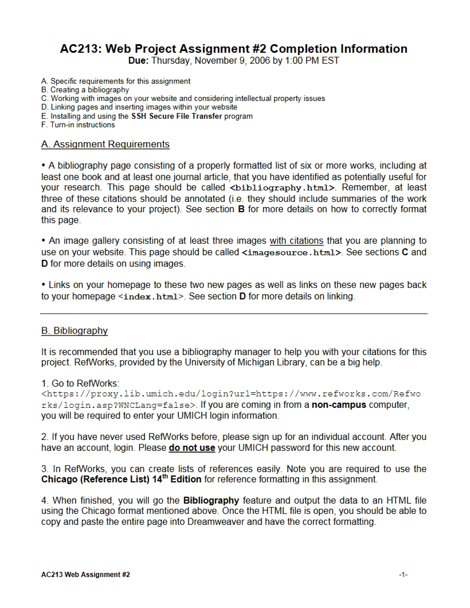 Assignment Web Project
