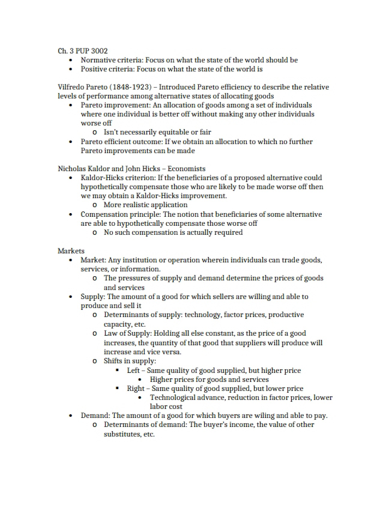 Class Lecture Notes