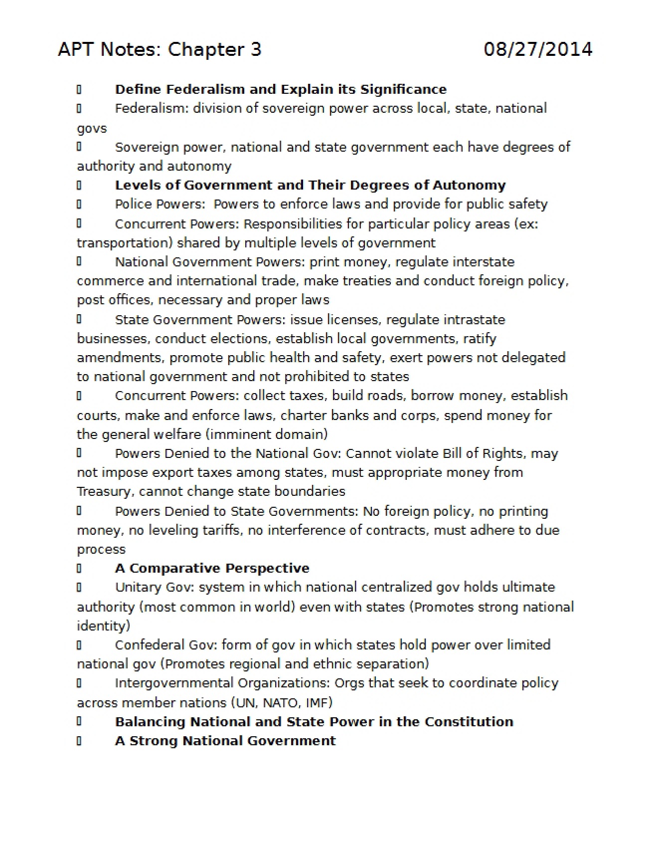Chapter 3 APT Notes
