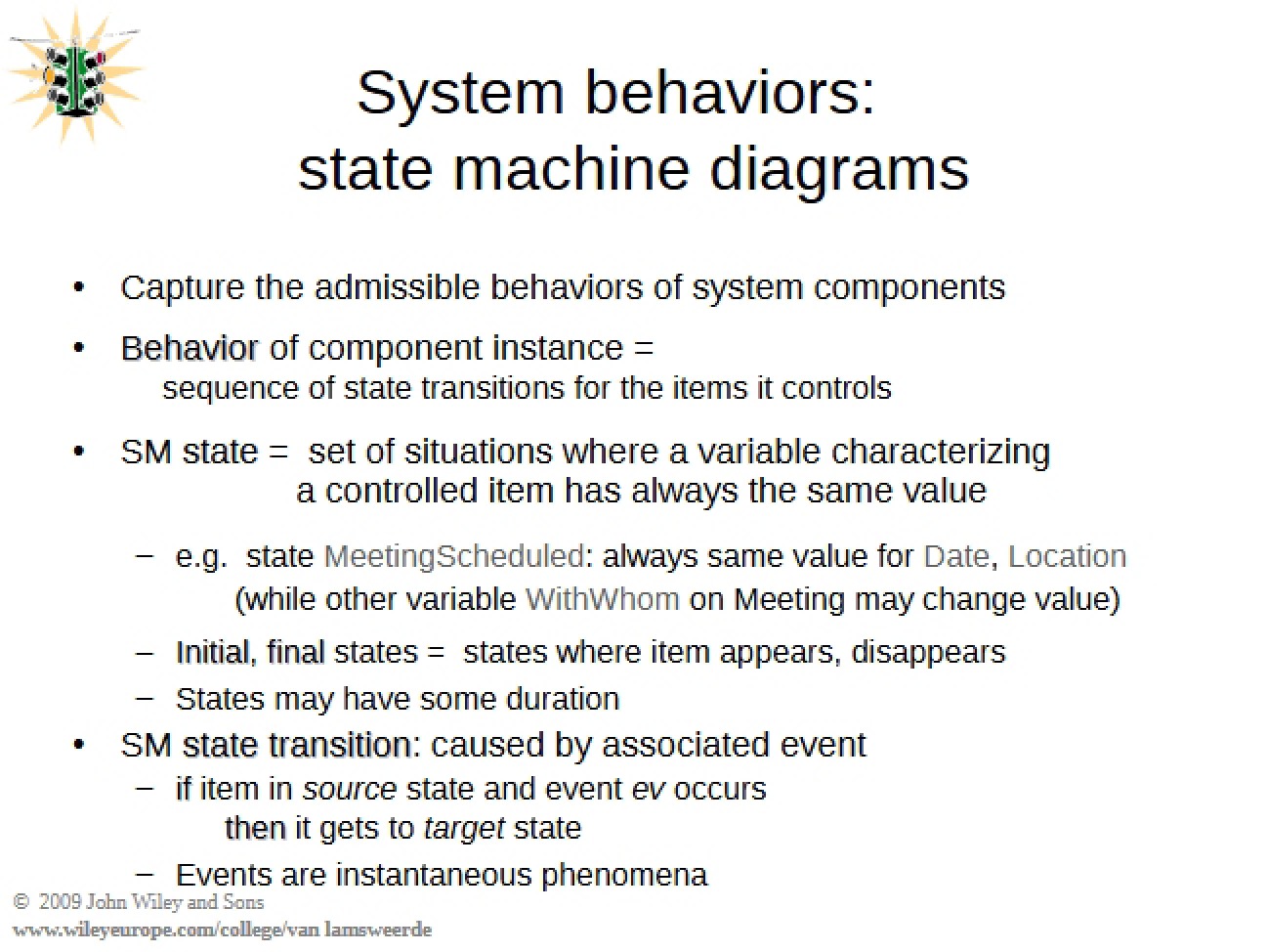 Behaviors of Systems