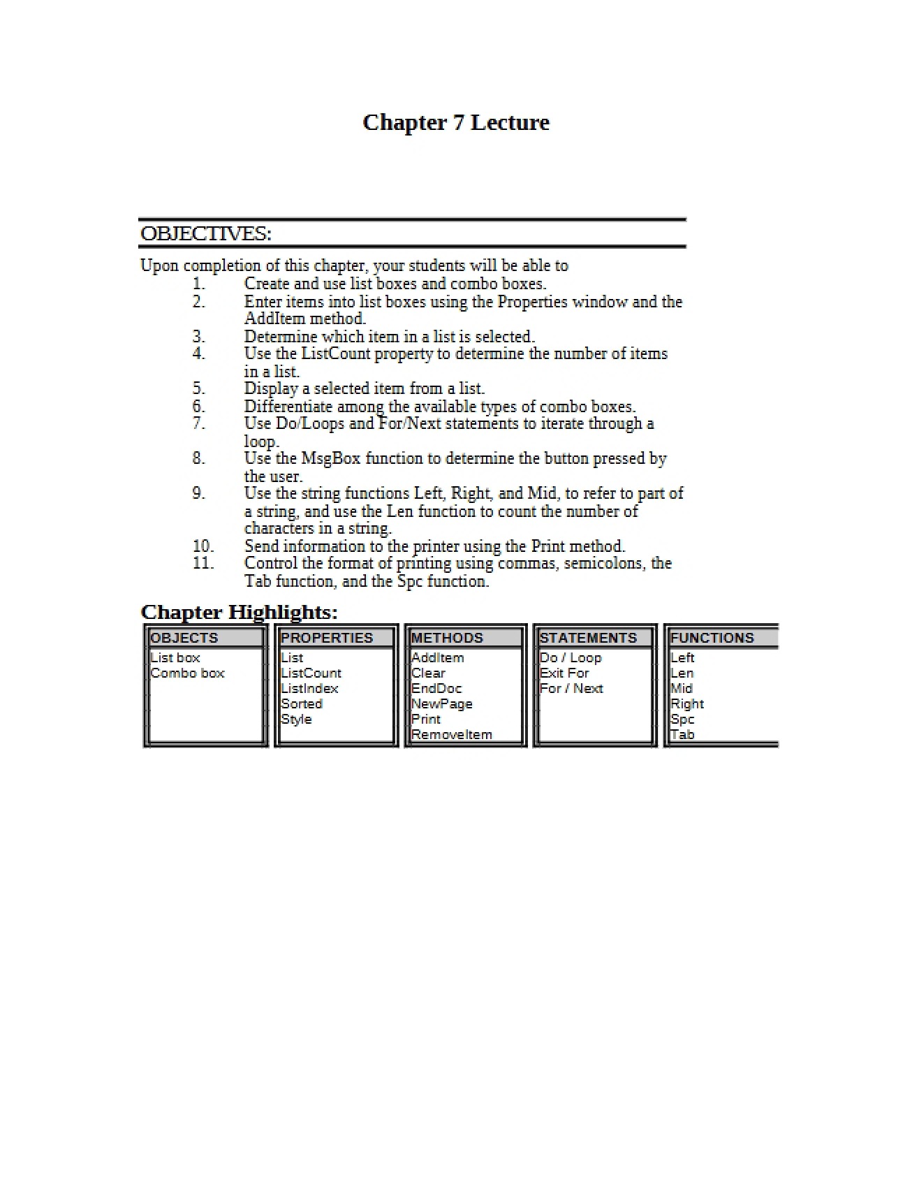 Political Economy (Chapter 8)