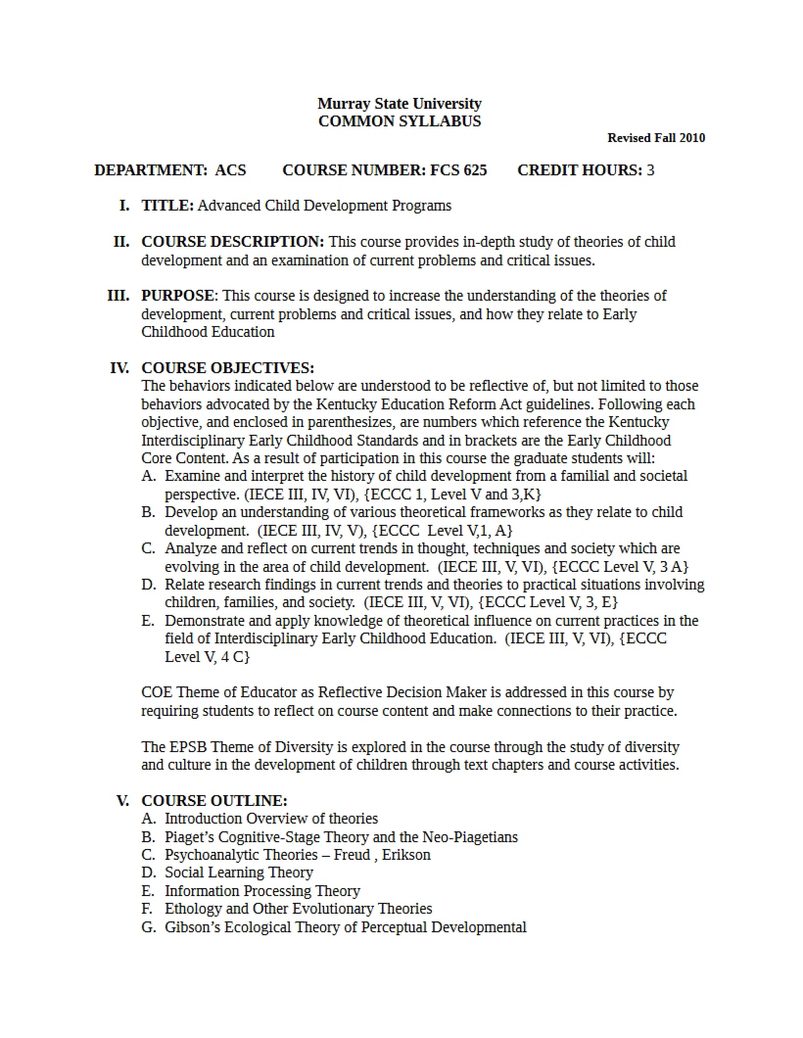 Syllabus