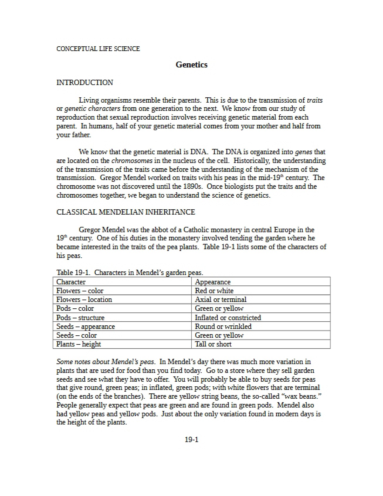 Guide to the Principles of Genetics