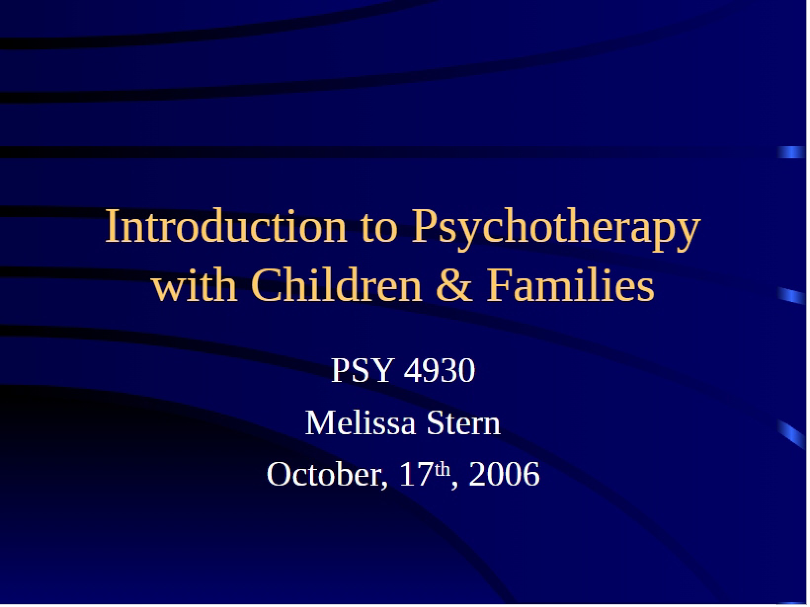 Methods of Psychotherapy
