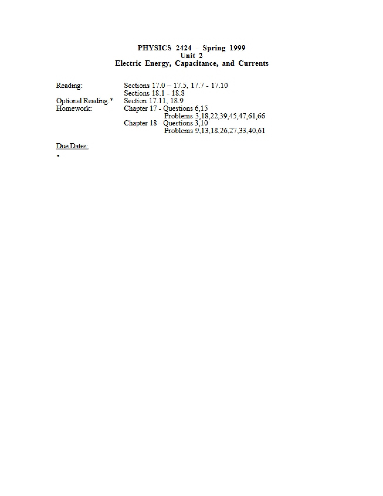 General Physics Study Notes - General Physics for Life Science Oriented Majors