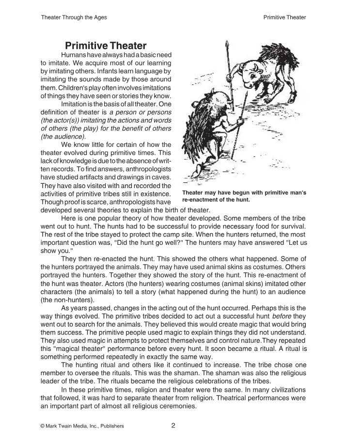 Exercises and Notes on Primitive Theater