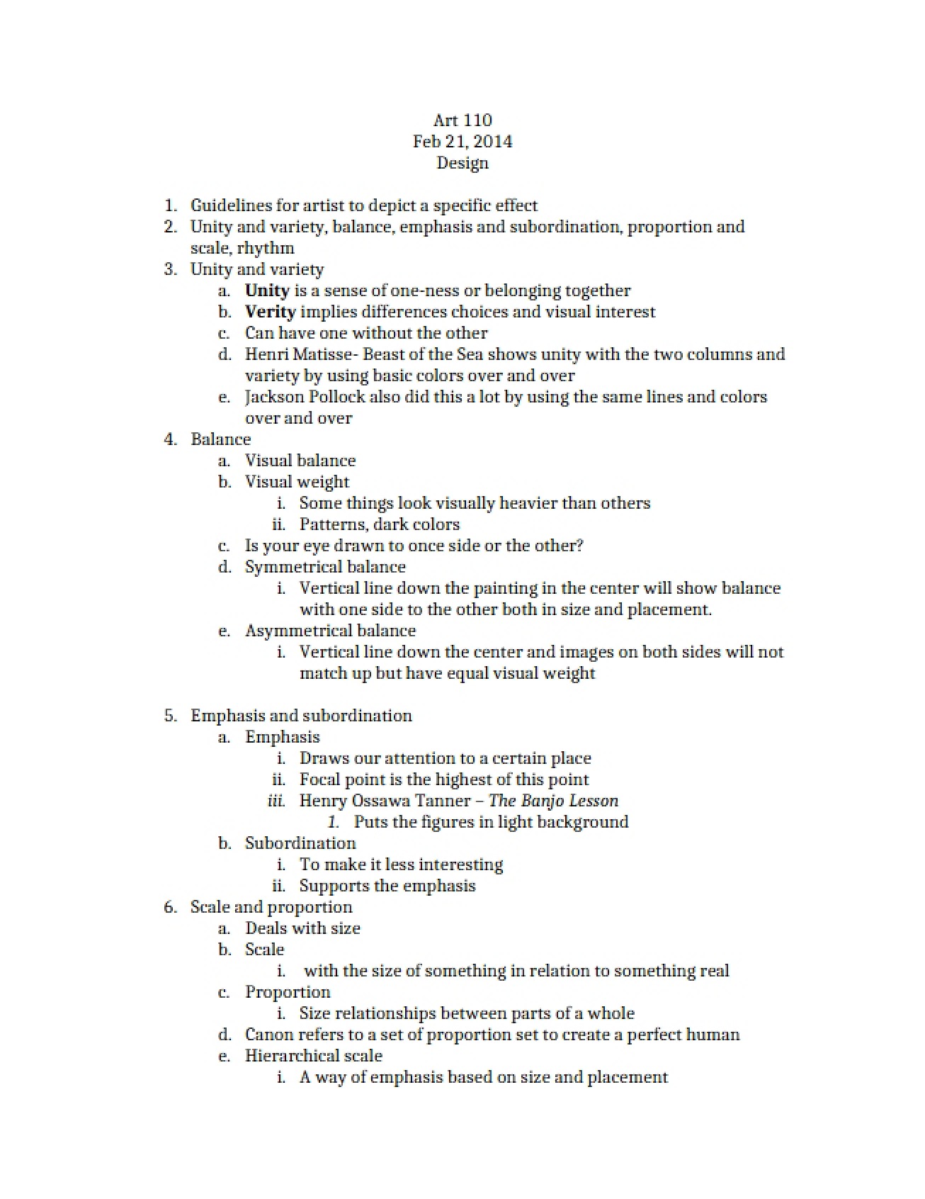 Overview of Design