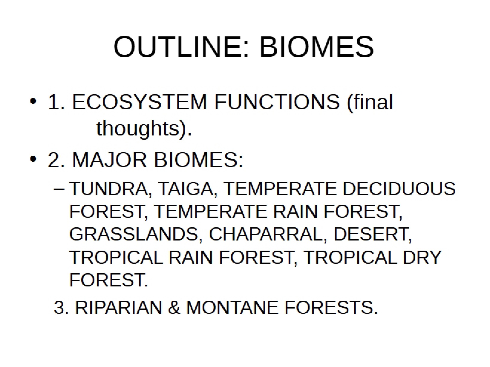 Biomes Part One (1.30)