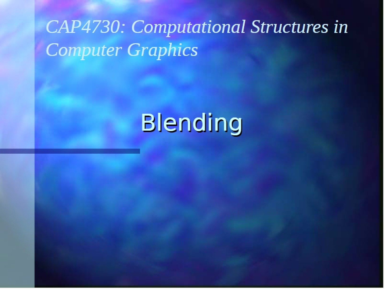 Blending Techniques