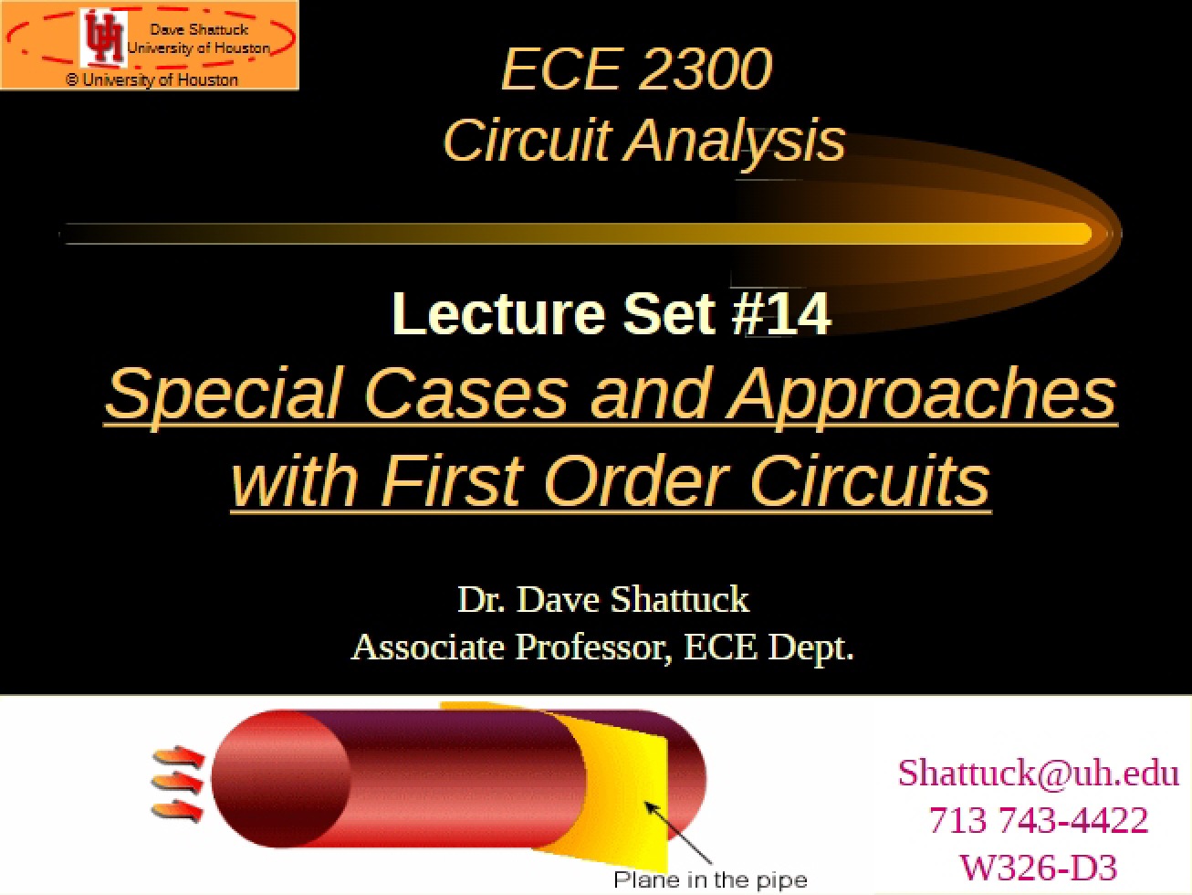 First Order Circuits Special CasesApproaches (Set 14)