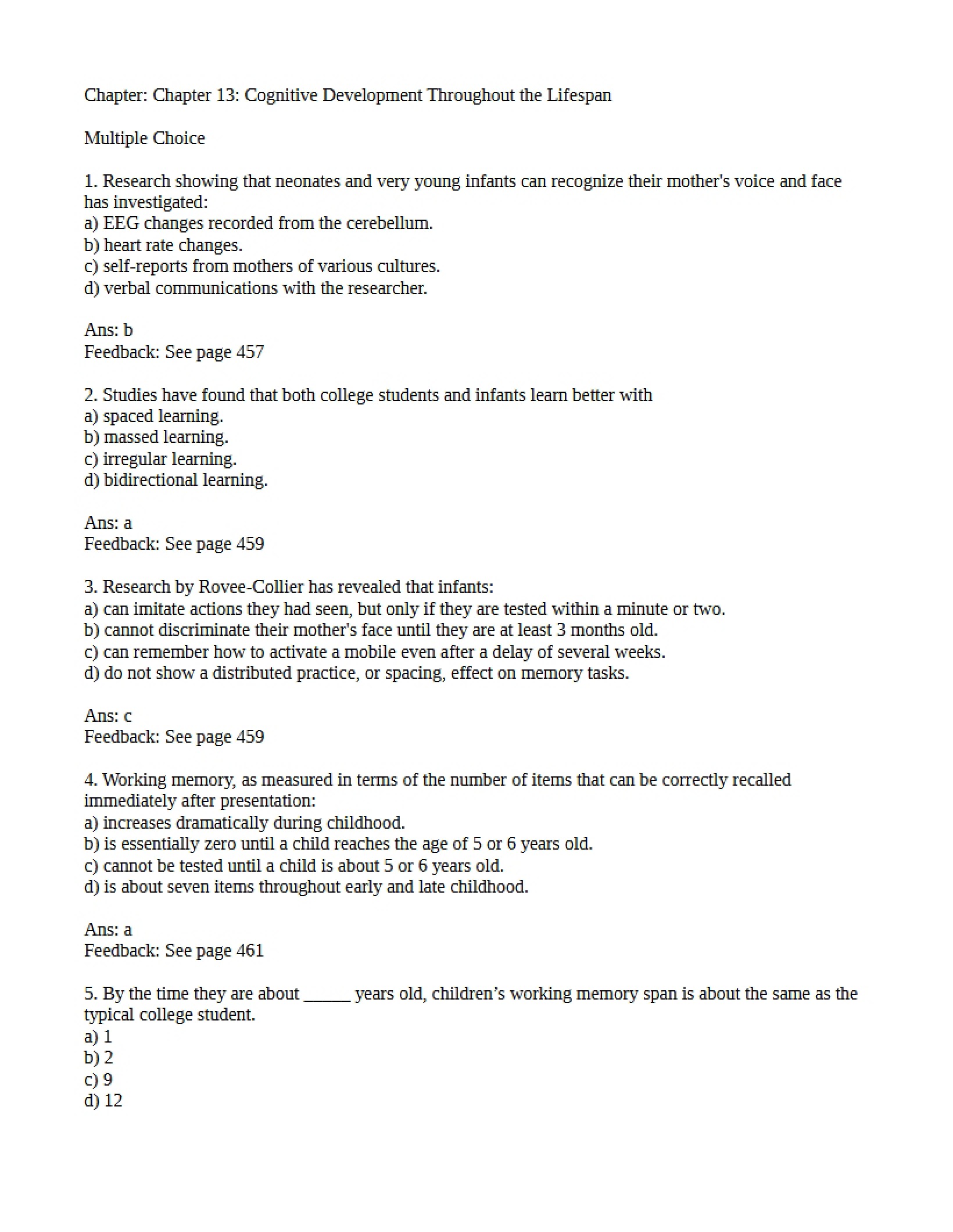 Cognitive Psychology Chapter 13