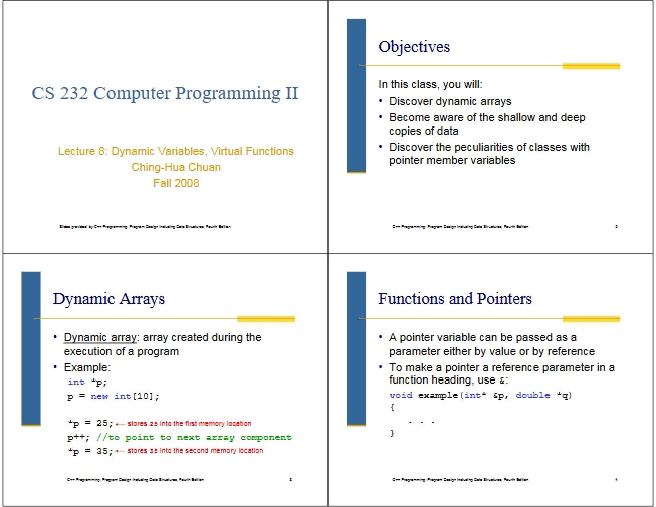 Arrays Dynamic