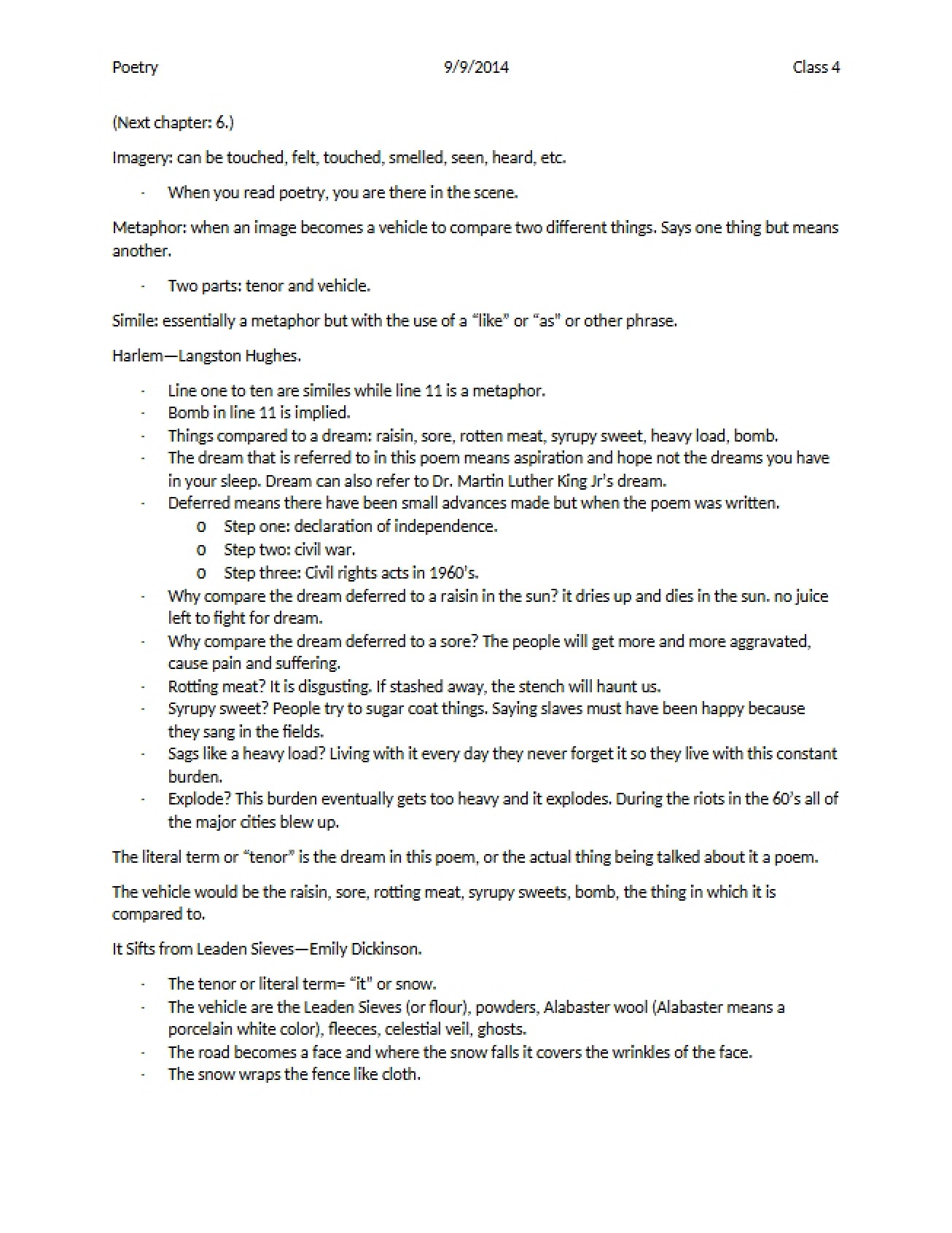 Poetry - 2 Pages